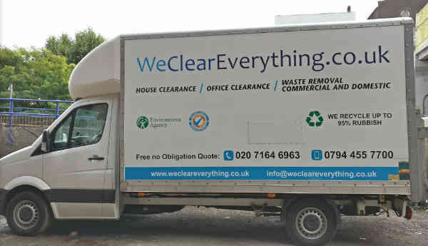 We Clear Everything - rubbish clearance London truck