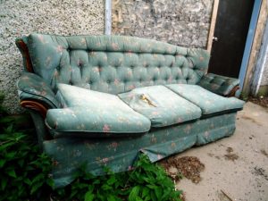 how to dispose of an old sofa